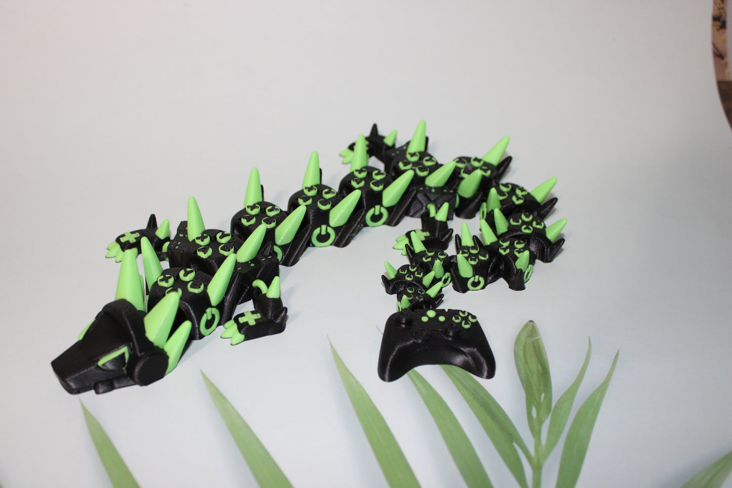 X-Gamer Dragon 3D Printed Articulated Figurine - Wonderland 3D Printing