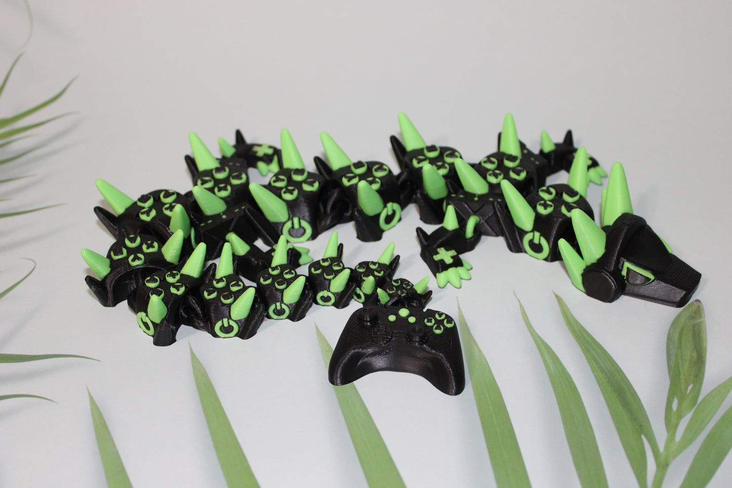 X-Gamer Dragon 3D Printed Articulated Figurine - Wonderland 3D Printing
