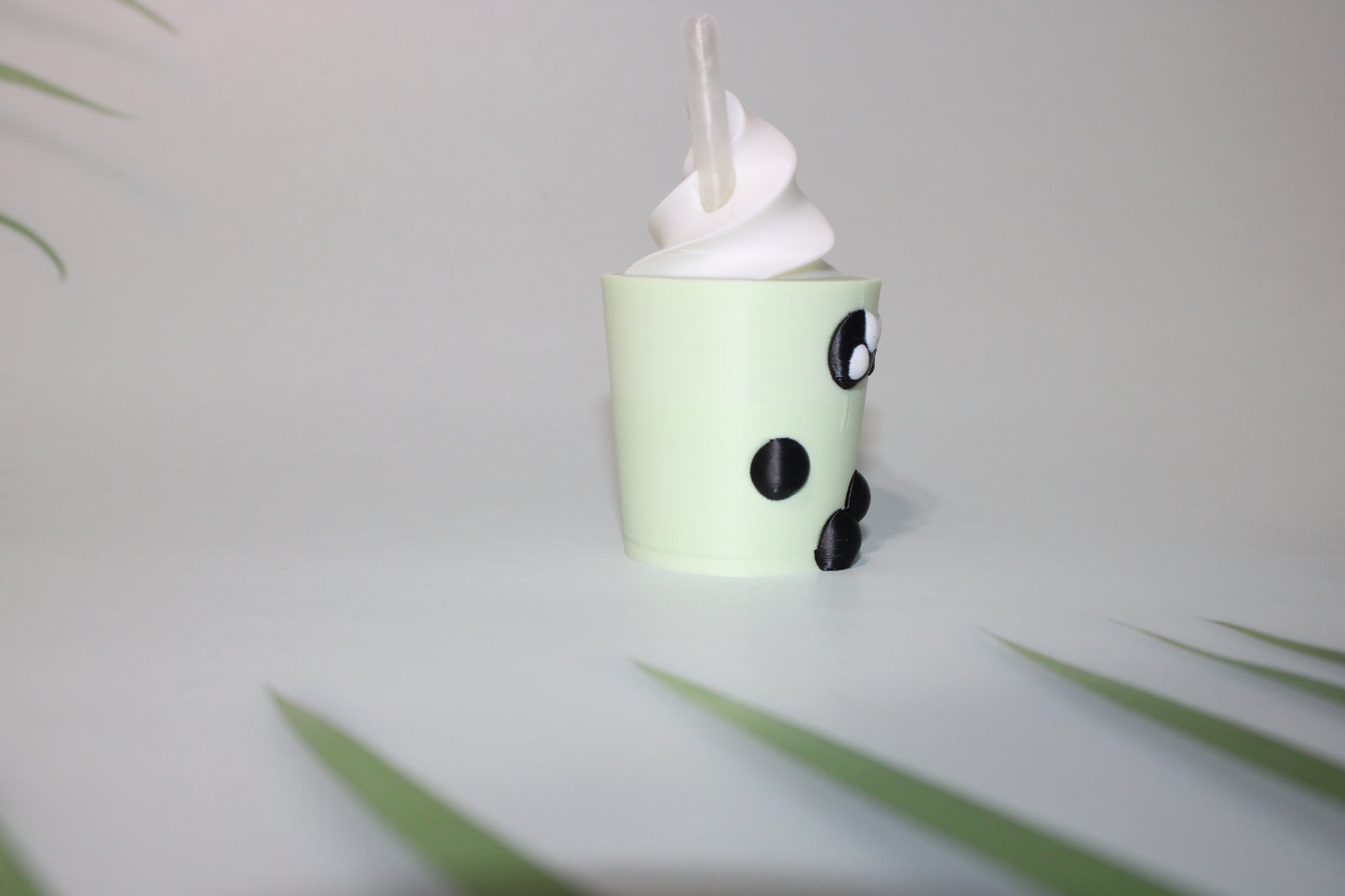 Boba Tea Container with 1 Free random Mini-3d printed 3.75 inches Tall- Free Shipping - Wonderland 3D Printing