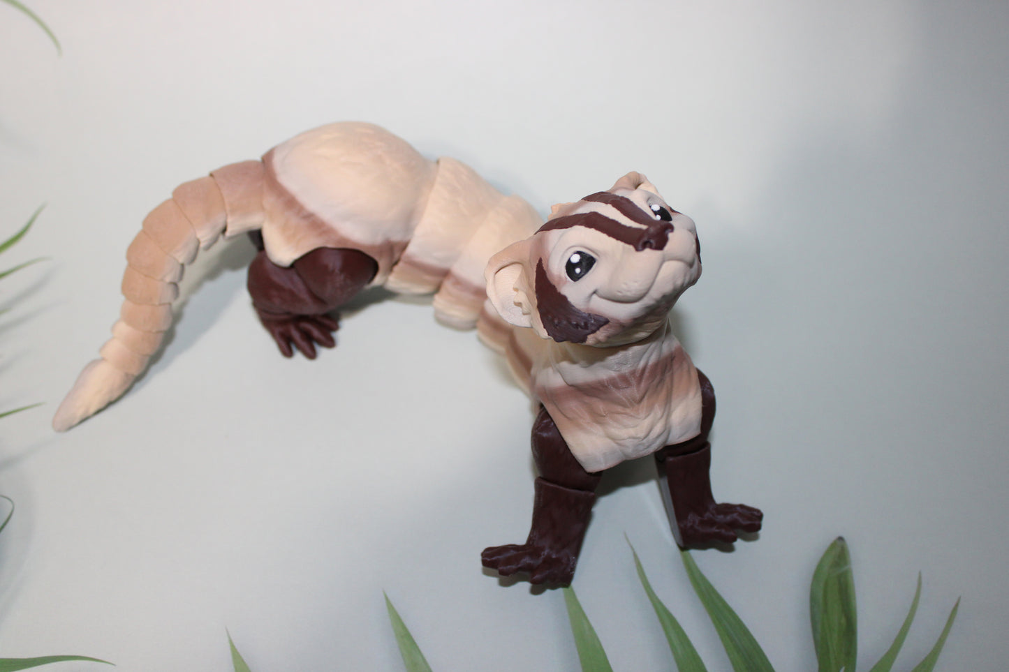 Ferret or Baby Ferret 3D Printed Articulated Figurine - Wonderland 3D Printing