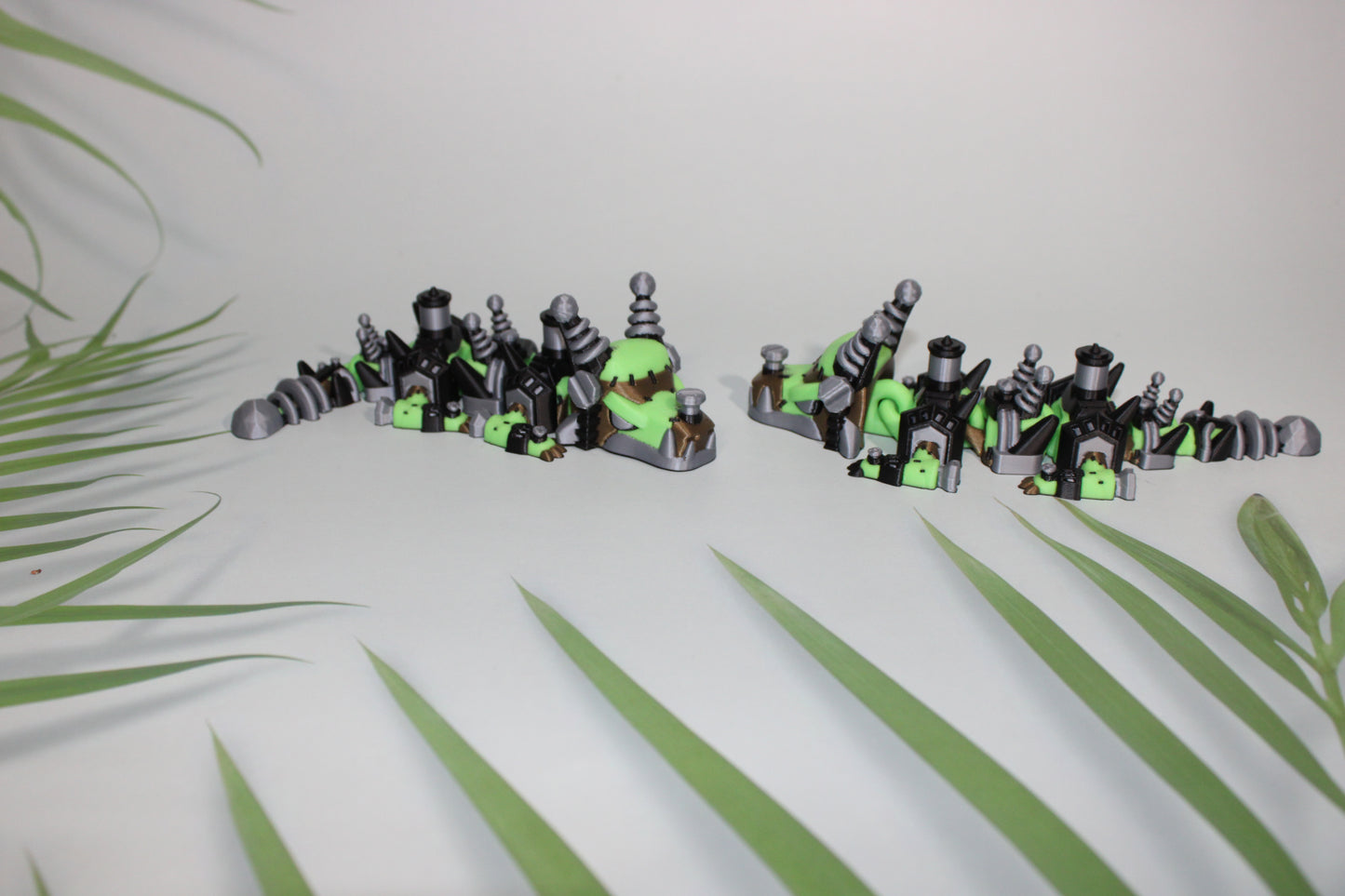 Franken Dragon 6.5 inches Long-3D Printed Articulated Figurine - Wonderland 3D Printing