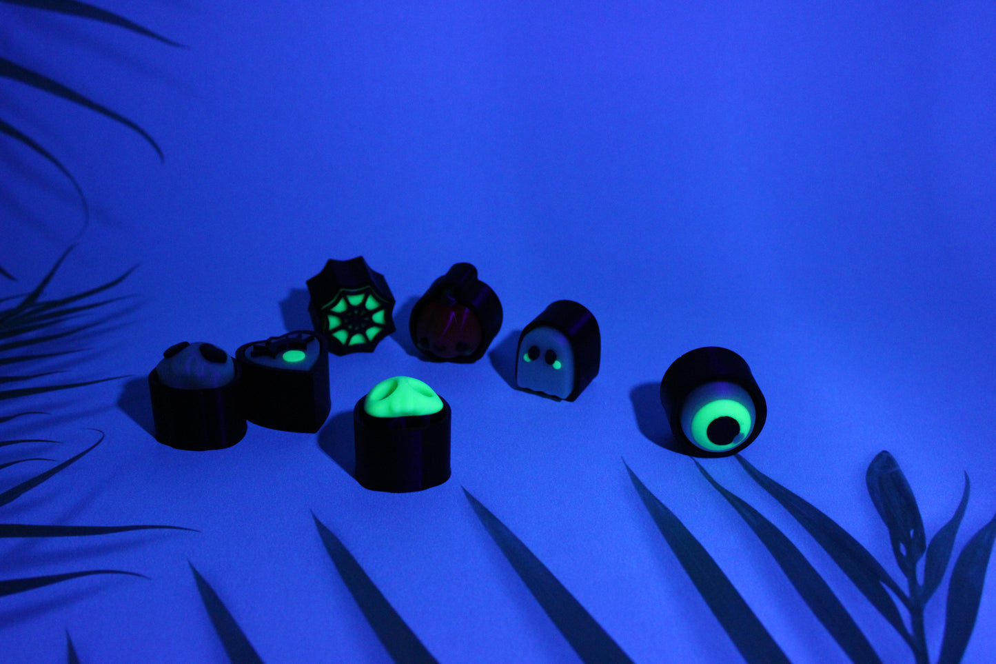 Ghost Catch All with Spooky Clickie Options: Full Color 3D Printed Articulated Fidget Toy - Wonderland 3D Printing