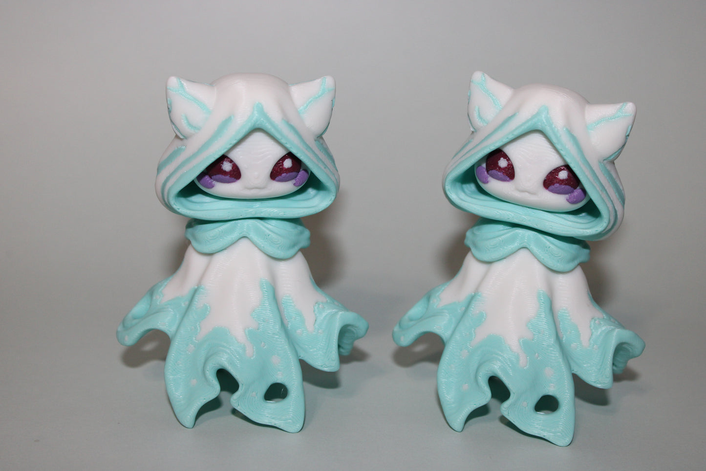 Floating Ghost 3.5 inches tall-3D Printed Articulated Flexi Figurine - Wonderland 3D Printing