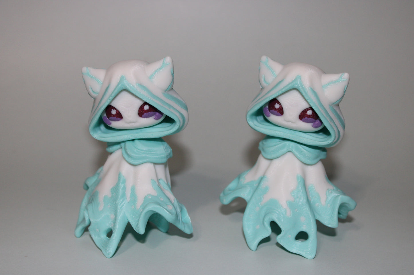 Floating Ghost 3.5 inches tall-3D Printed Articulated Flexi Figurine - Wonderland 3D Printing