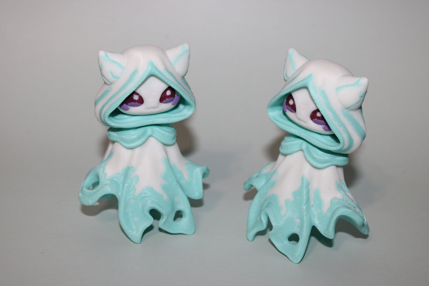 Floating Ghost 3.5 inches tall-3D Printed Articulated Flexi Figurine - Wonderland 3D Printing
