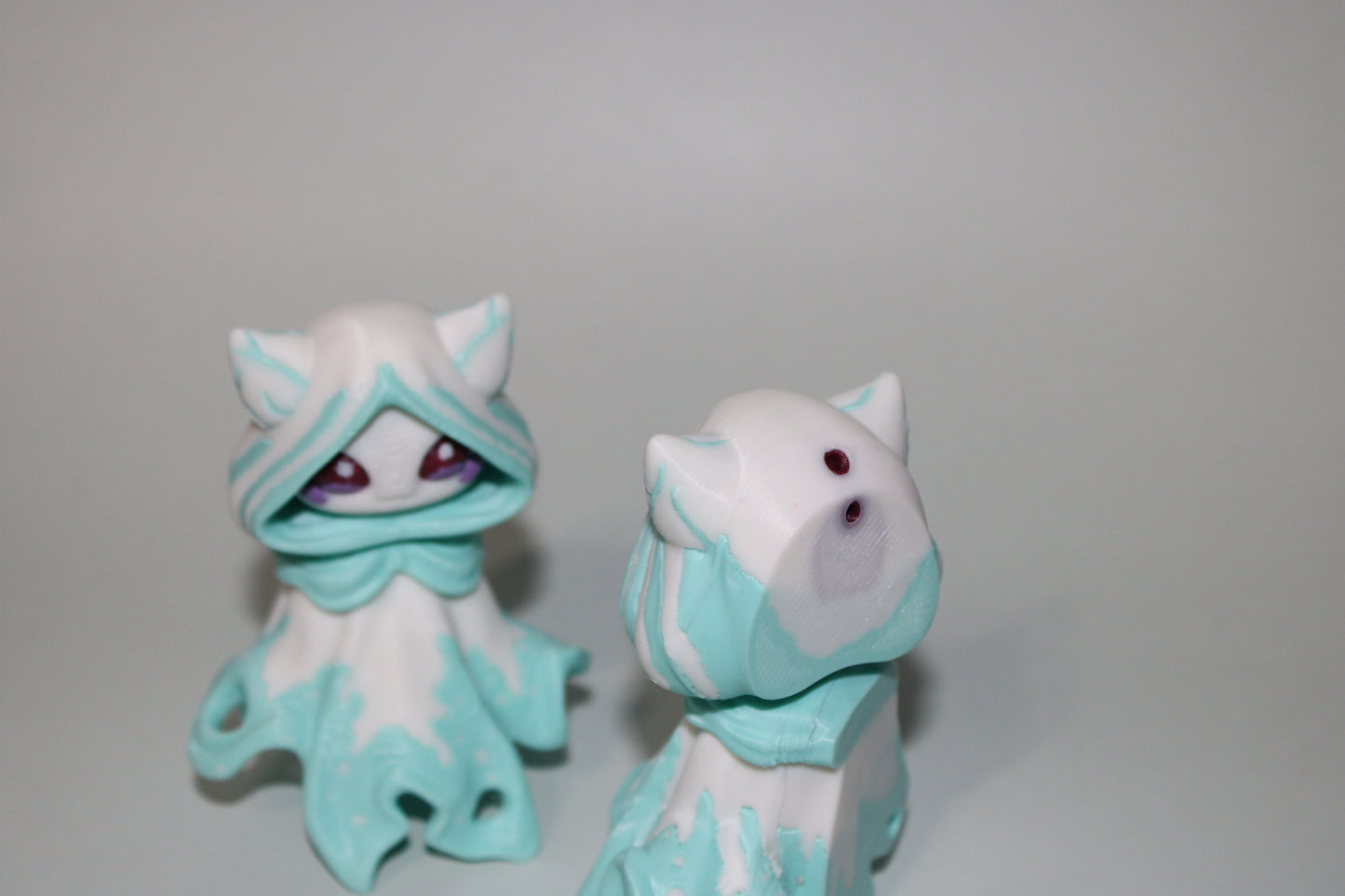 Floating Ghost 3.5 inches tall-3D Printed Articulated Flexi Figurine - Wonderland 3D Printing