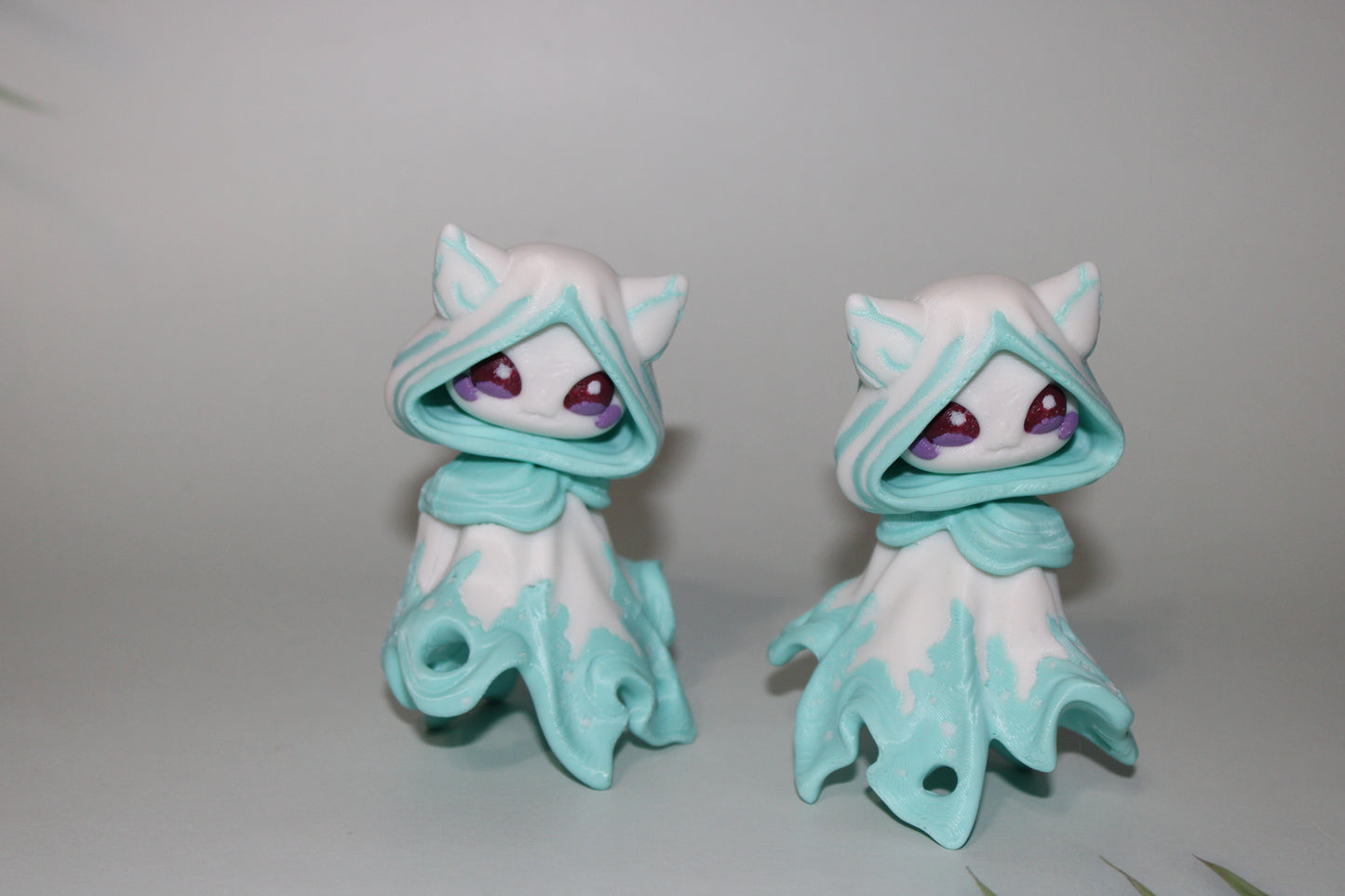 Floating Ghost 3.5 inches tall-3D Printed Articulated Flexi Figurine - Wonderland 3D Printing