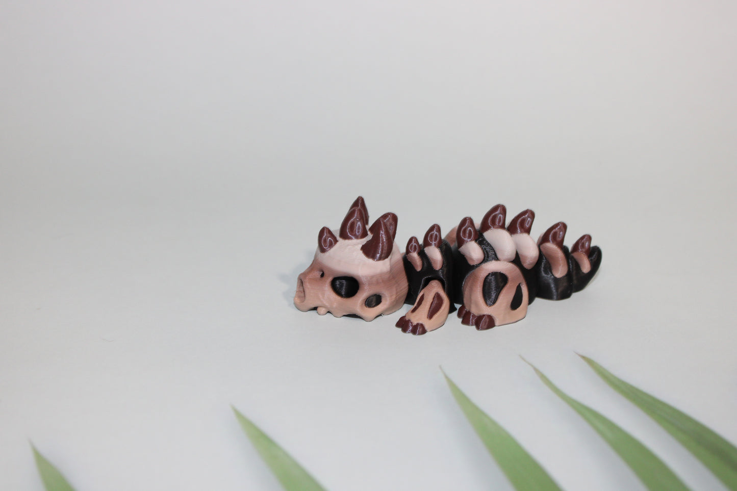 Bone Dragon-3.5 inches- Full Color 3D Printed Articulated Fidget Toy - Wonderland 3D Printing
