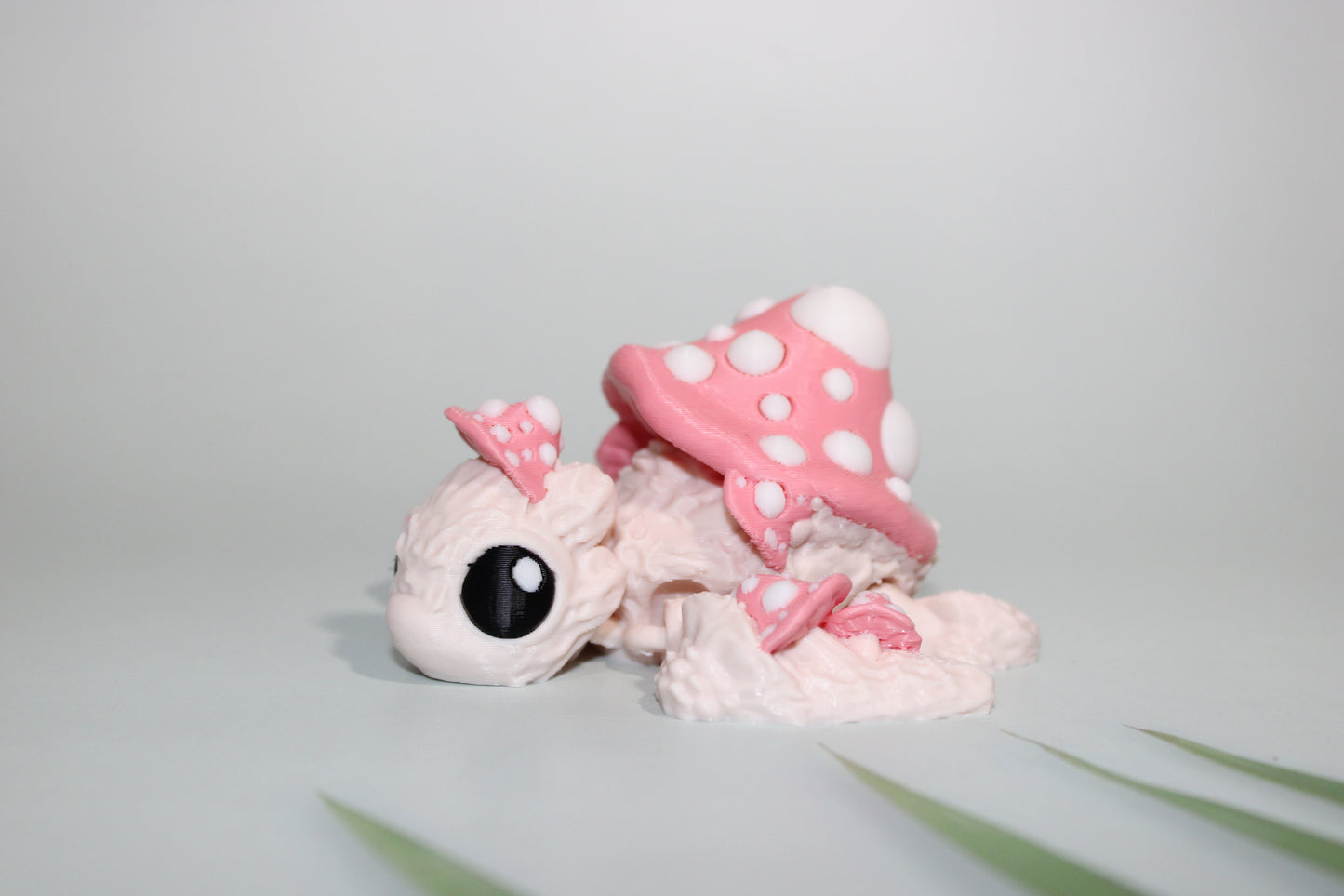 Mushroom turtles 3D Printed Articulated Figurine - Wonderland 3D Printing