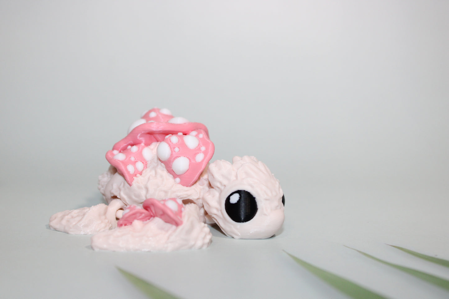 Mushroom turtles 3D Printed Articulated Figurine - Wonderland 3D Printing