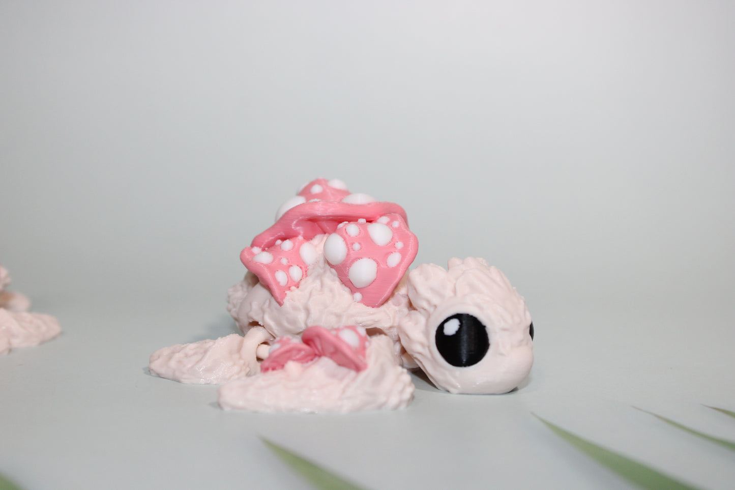 Mushroom turtles 3D Printed Articulated Figurine - Wonderland 3D Printing