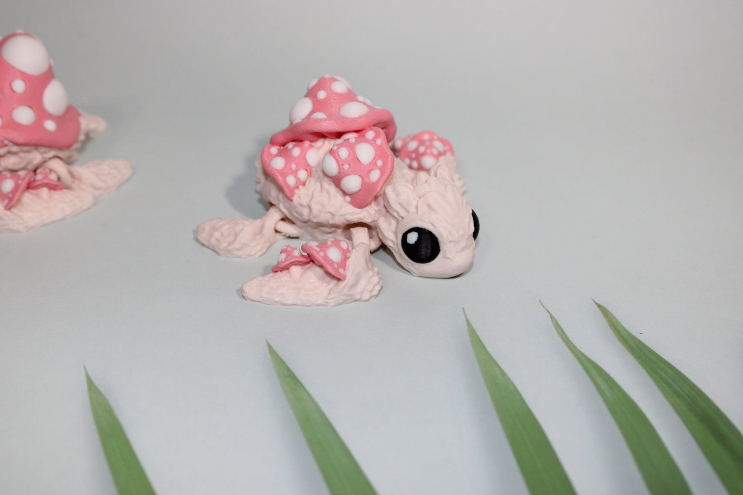 Mushroom turtles 3D Printed Articulated Figurine - Wonderland 3D Printing