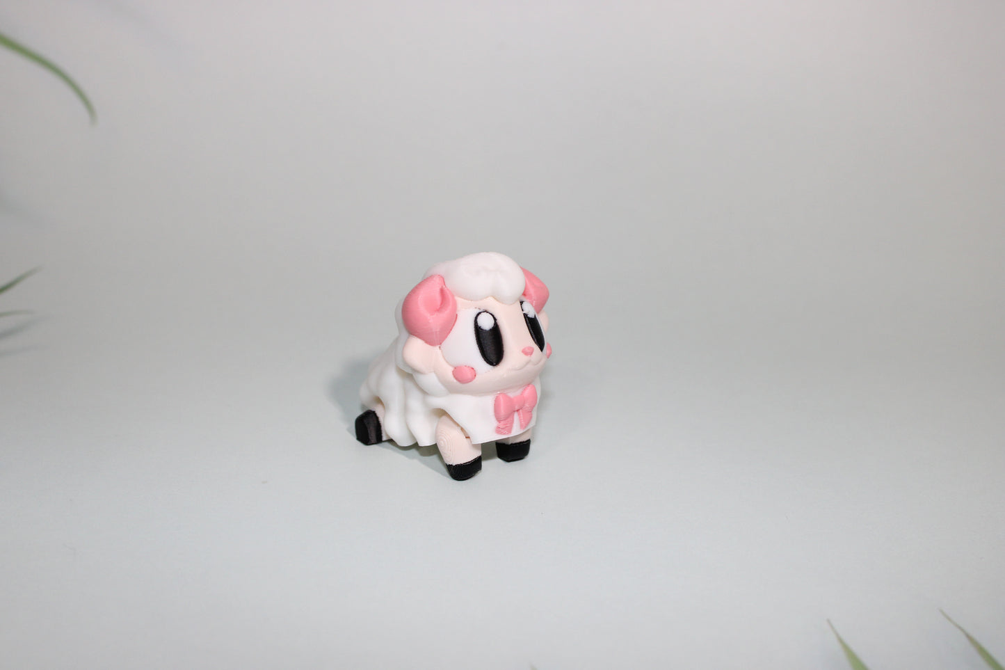 Mini Sheep 2 inches long-3D Printed Articulated Figurine Fidget Toy-Bag Charm or Earring Options - Wonderland 3D Printing