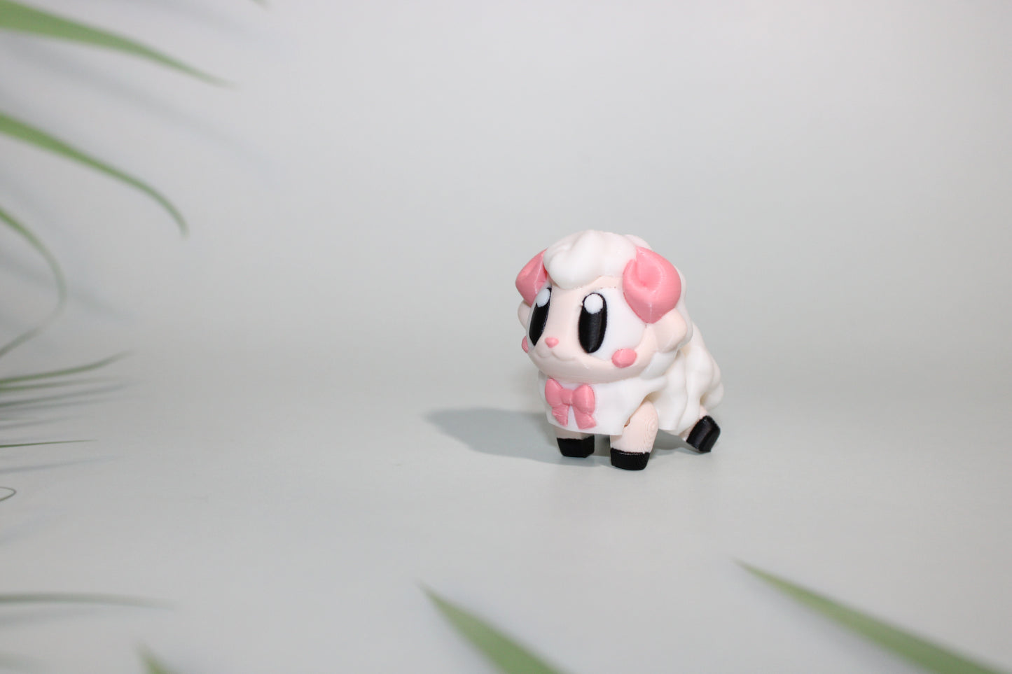 Mini Sheep 2 inches long-3D Printed Articulated Figurine Fidget Toy-Bag Charm or Earring Options - Wonderland 3D Printing