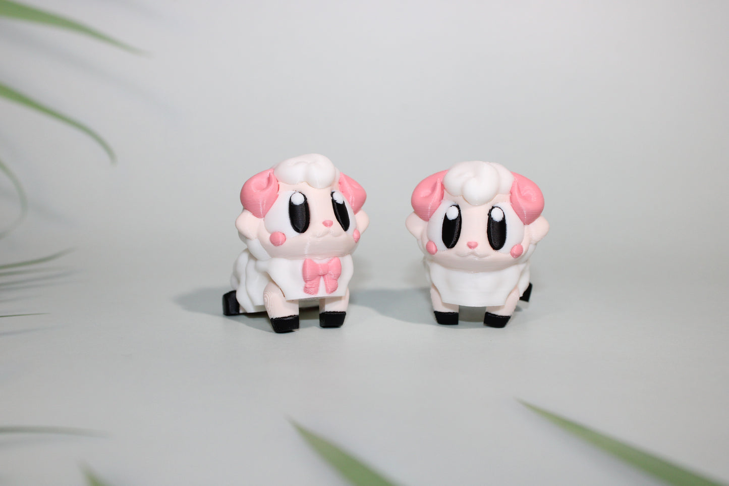 Mini Sheep 2 inches long-3D Printed Articulated Figurine Fidget Toy-Bag Charm or Earring Options - Wonderland 3D Printing