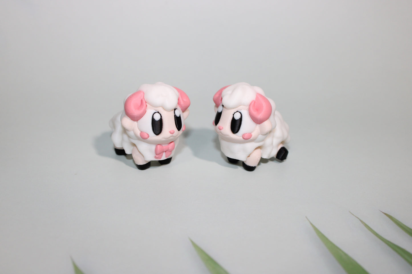 Mini Sheep 2 inches long-3D Printed Articulated Figurine Fidget Toy-Bag Charm or Earring Options - Wonderland 3D Printing