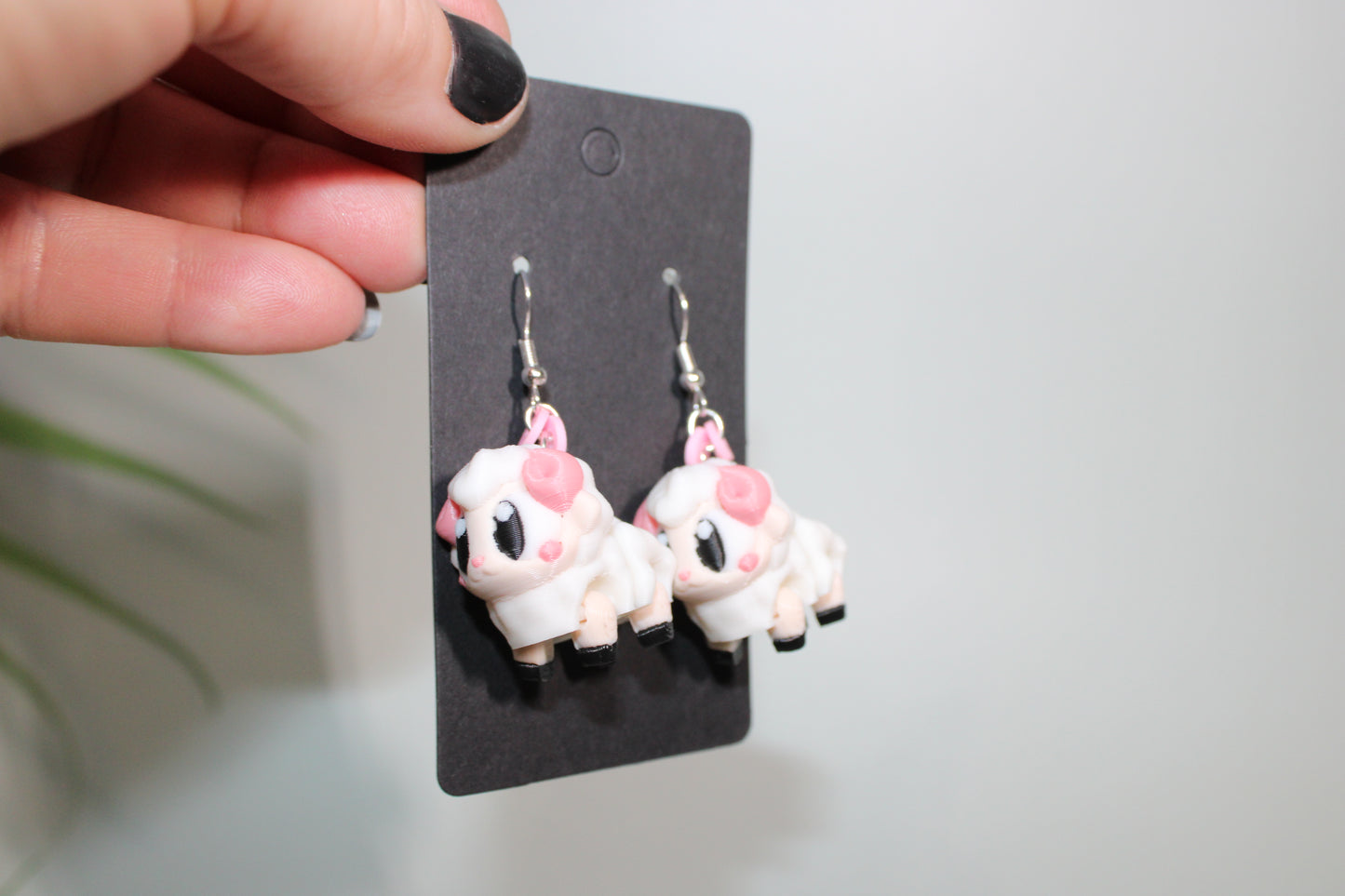 Mini Sheep 2 inches long-3D Printed Articulated Figurine Fidget Toy-Bag Charm or Earring Options - Wonderland 3D Printing