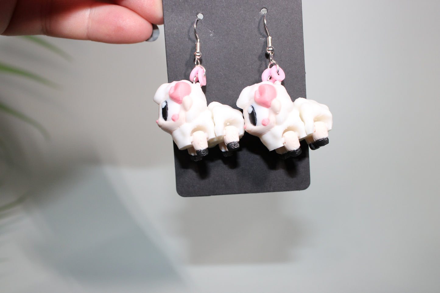 Mini Sheep 2 inches long-3D Printed Articulated Figurine Fidget Toy-Bag Charm or Earring Options - Wonderland 3D Printing