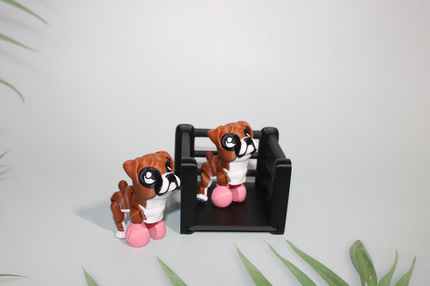 Dog House with Dogs, Comes with Dachshund, German Shepard, and Corgi- 3D Printed Articulated Flexi Fidget - Wonderland 3D Printing