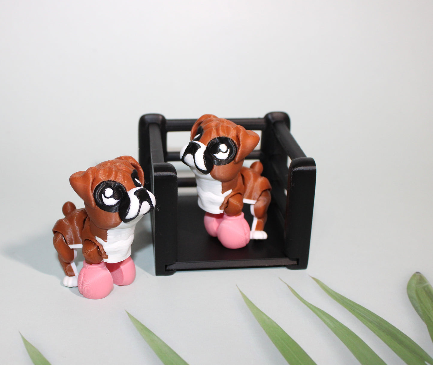 Dog House with Dogs, Comes with Dachshund, German Shepard, and Corgi- 3D Printed Articulated Flexi Fidget - Wonderland 3D Printing