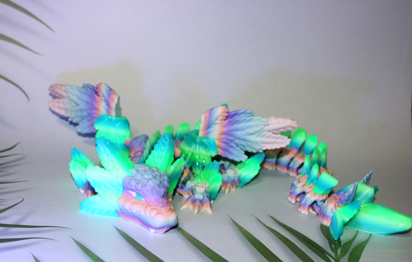 Axolotl Winged Dragon 3D Printed - Wonderland 3D Printing
