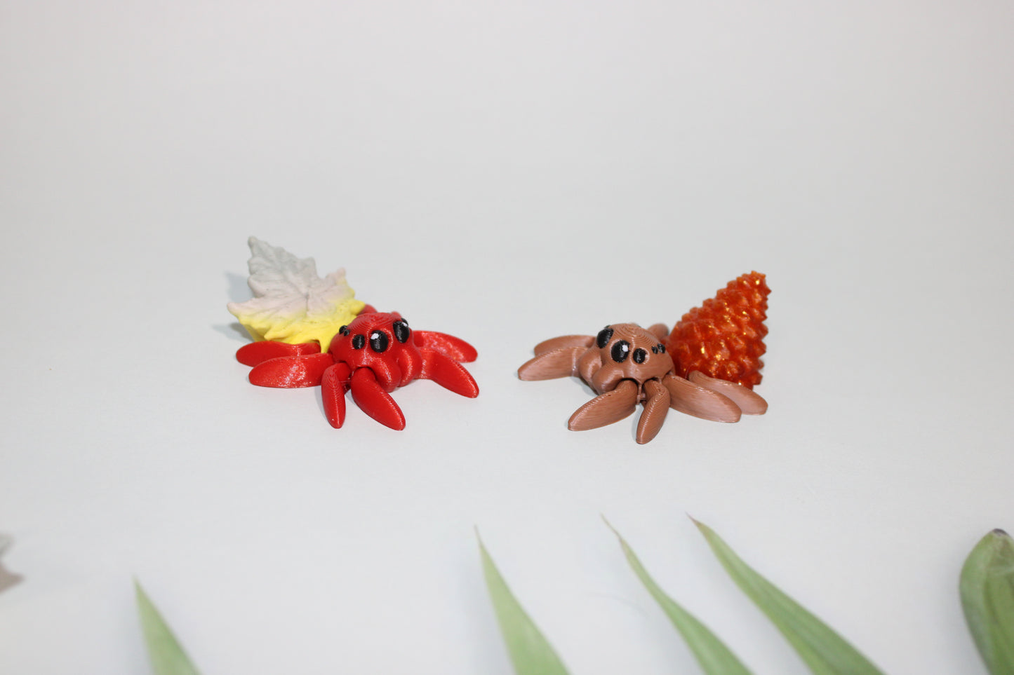 Fall Spiders 3D Printed Articulated Flexi Fidget - Wonderland 3D Printing