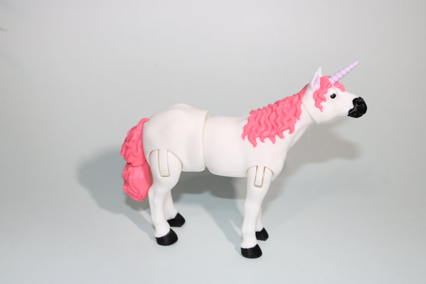 Unicorn 4.5 inches Tall-3D Printed Articulated Flexi Figurines - Wonderland 3D Printing