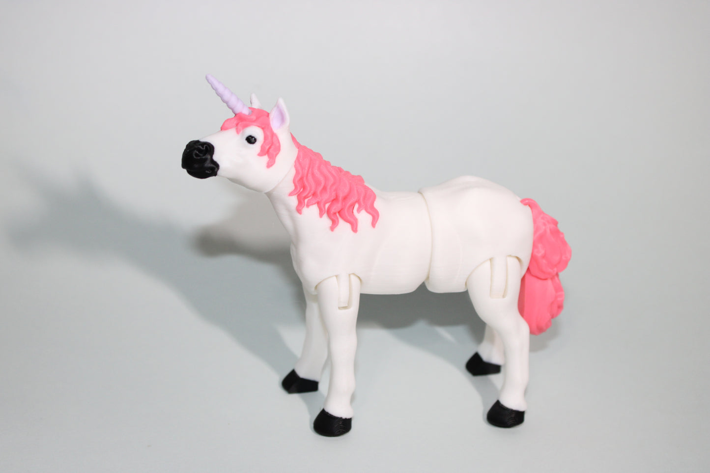 Unicorn 4.5 inches Tall-3D Printed Articulated Flexi Figurines - Wonderland 3D Printing