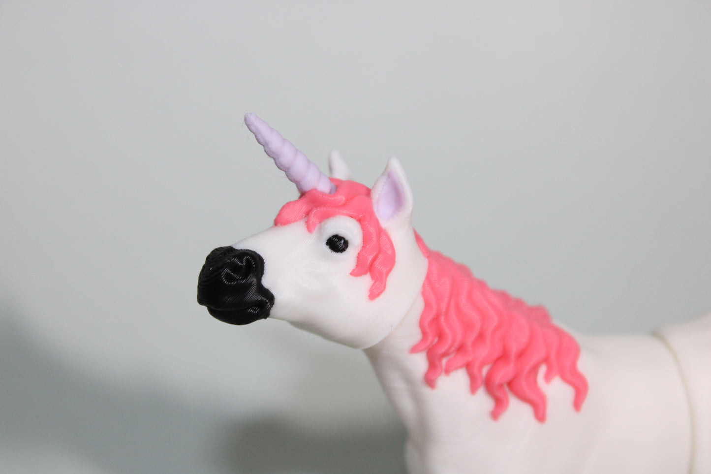 Unicorn 4.5 inches Tall-3D Printed Articulated Flexi Figurines - Wonderland 3D Printing