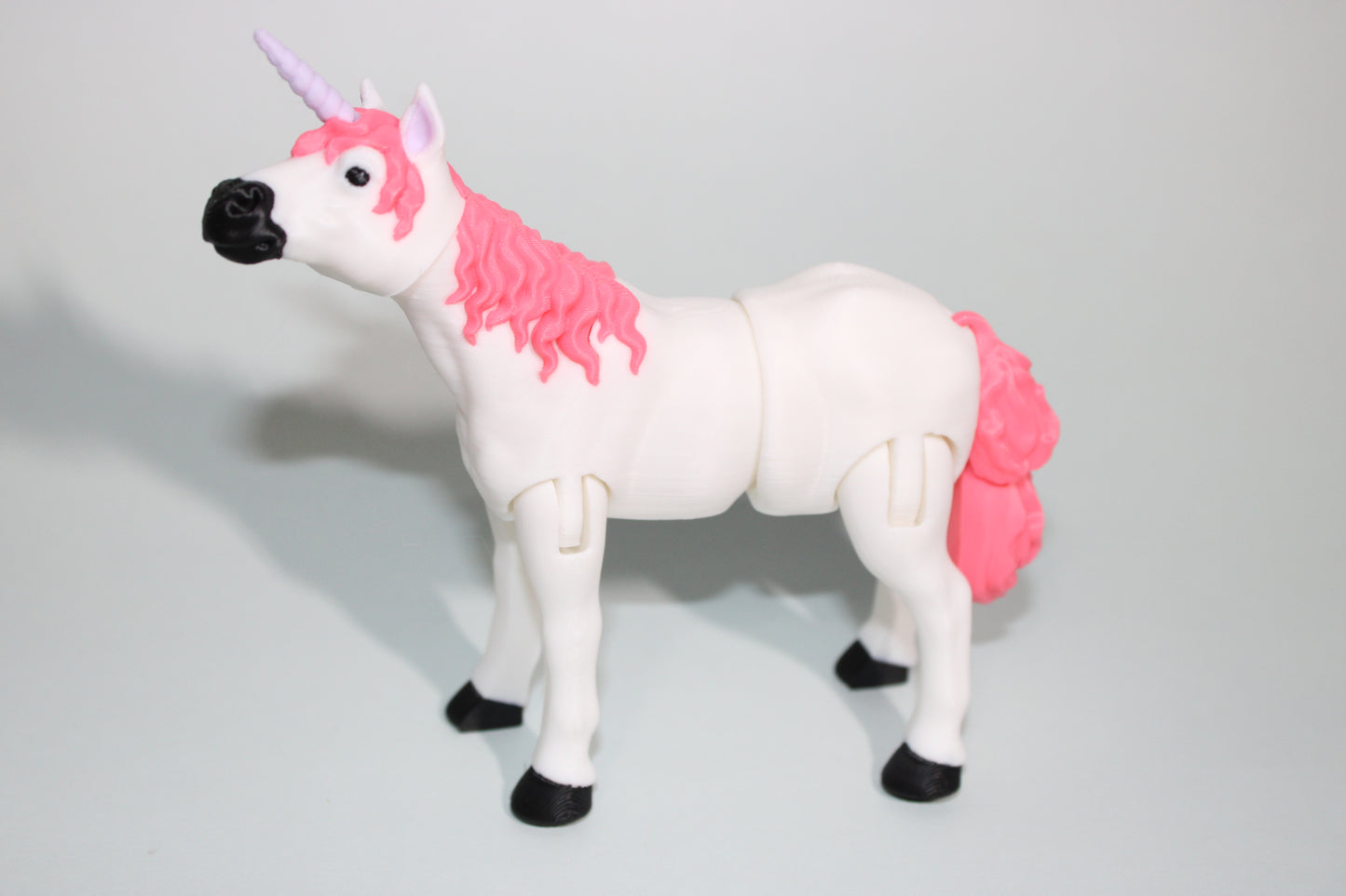 Unicorn 4.5 inches Tall-3D Printed Articulated Flexi Figurines - Wonderland 3D Printing