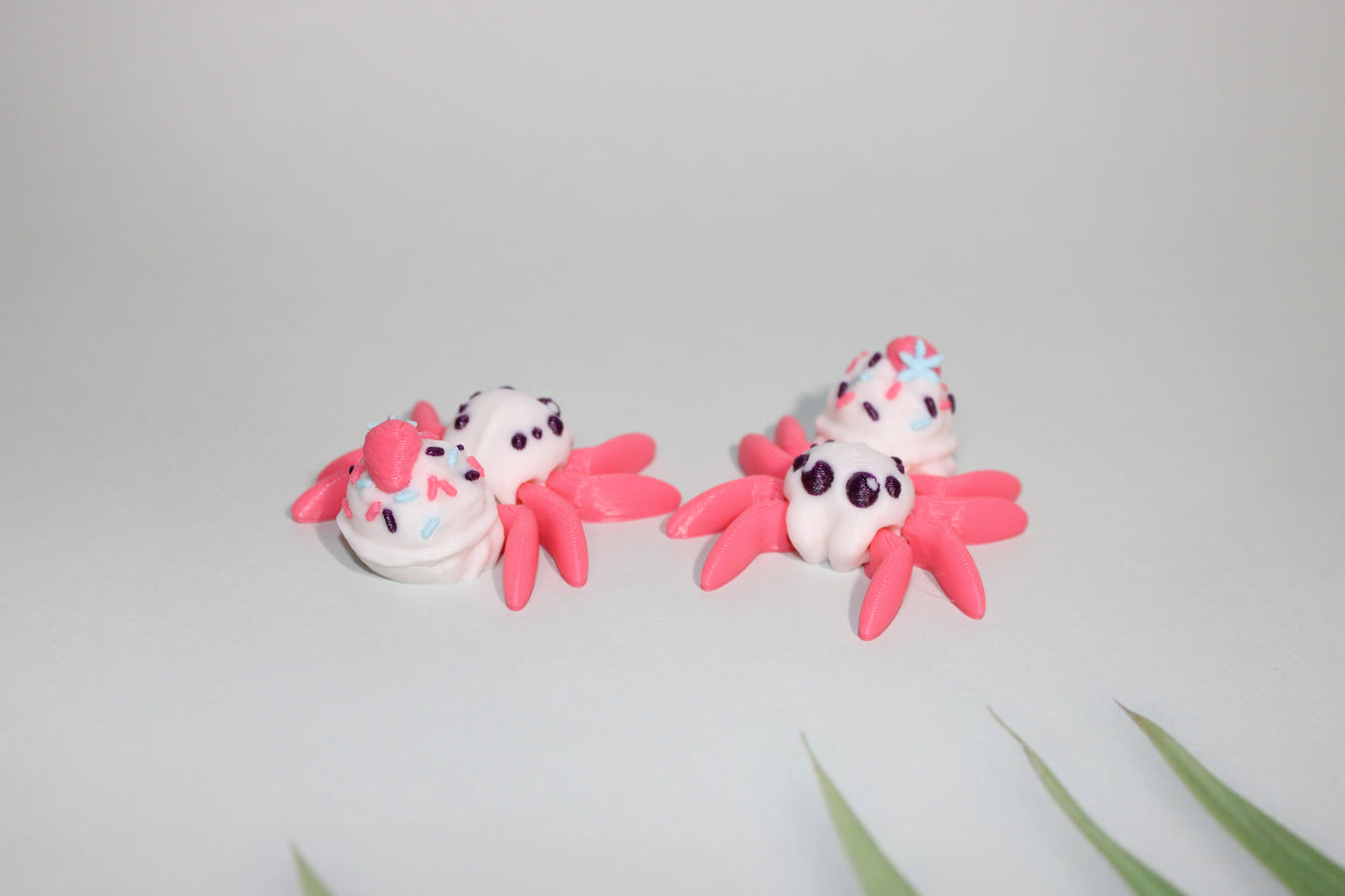 Fall Spiders 3D Printed Articulated Flexi Fidget - Wonderland 3D Printing