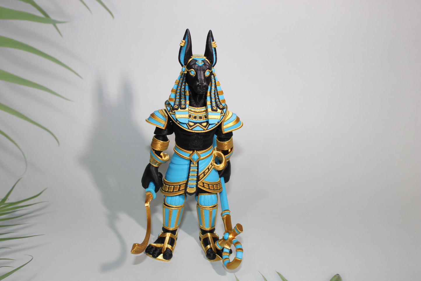 Anubis 3D Printed Articulated Flexi Figurine-Perfect Christmas GIft - Wonderland 3D Printing