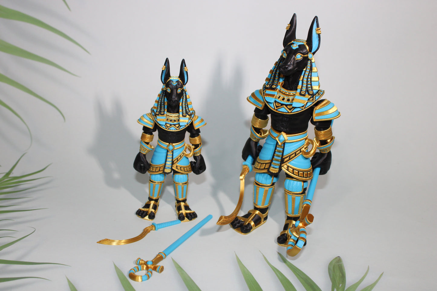 Anubis 3D Printed Articulated Flexi Figurine-Perfect Christmas GIft - Wonderland 3D Printing