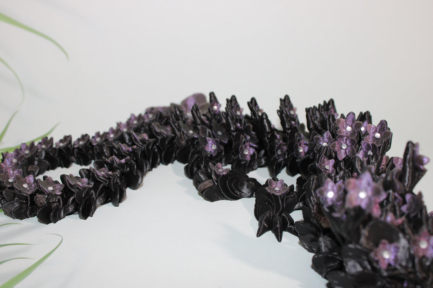Jeweled Cherry Blossom Dragon 3D Printed Articulated Figurine-Not A Toy - Wonderland 3D Printing