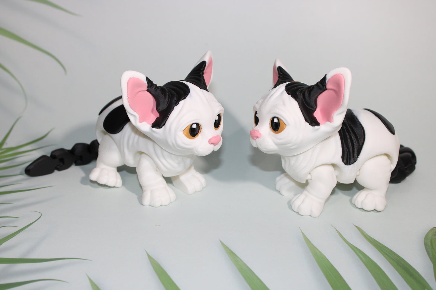 Sphynx Cat 4 inches Tall by 7 inches Long- Flexi Figurine-3D Printed - Wonderland 3D Printing