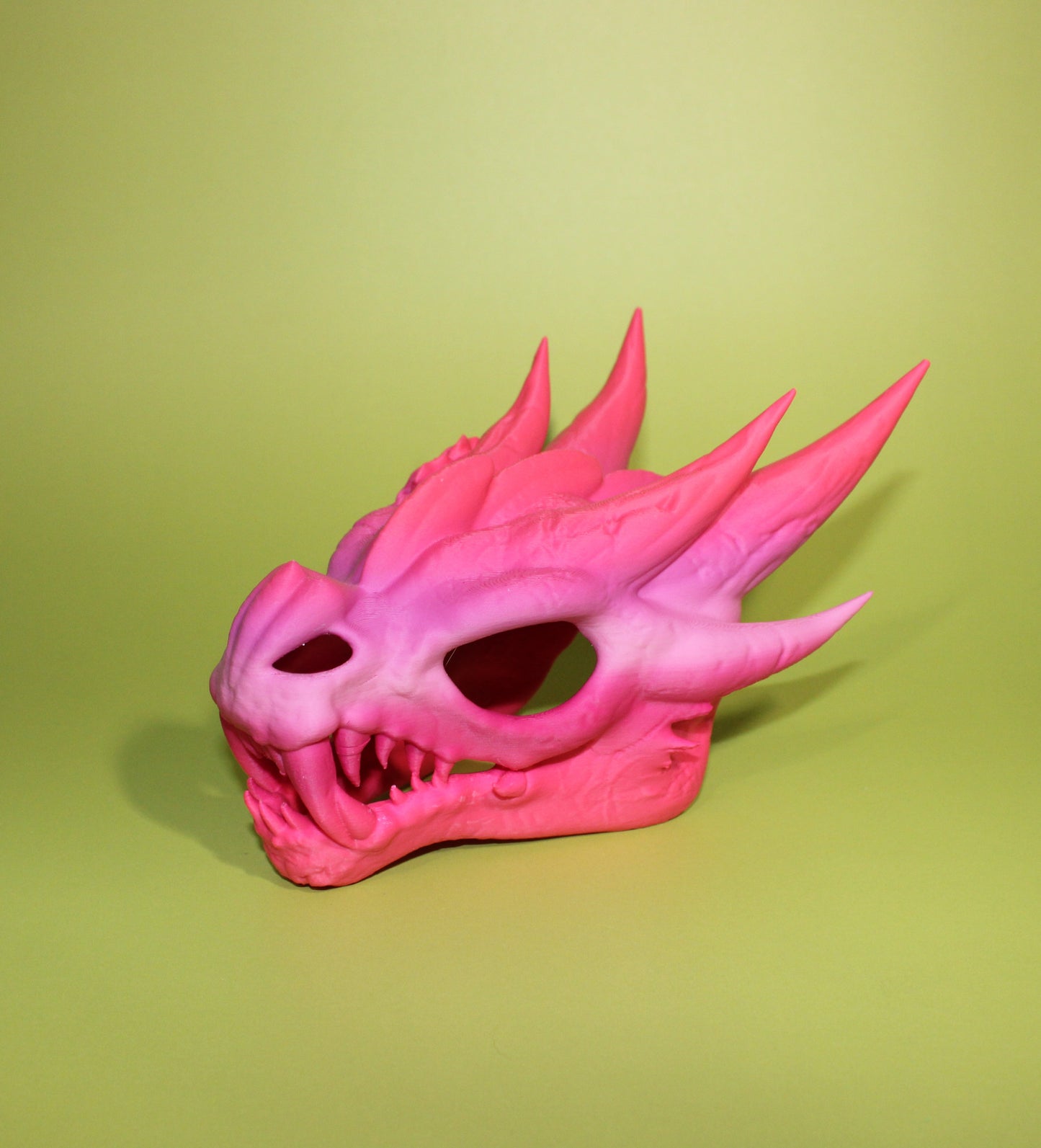 Rose Dragon Skull 3D Printed - Wonderland 3D Printing