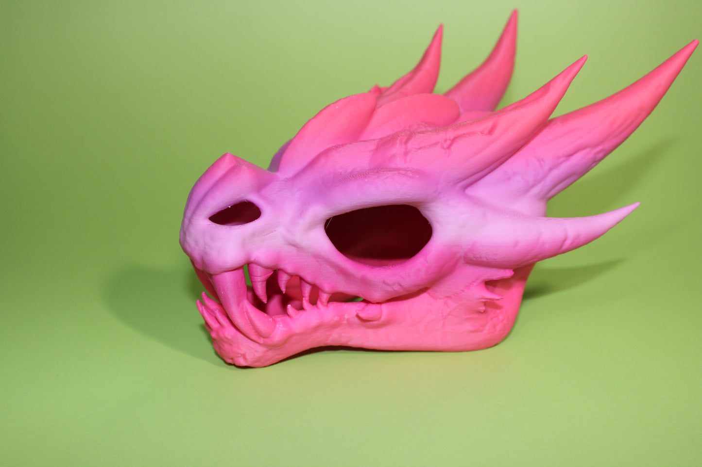 Rose Dragon Skull 3D Printed - Wonderland 3D Printing