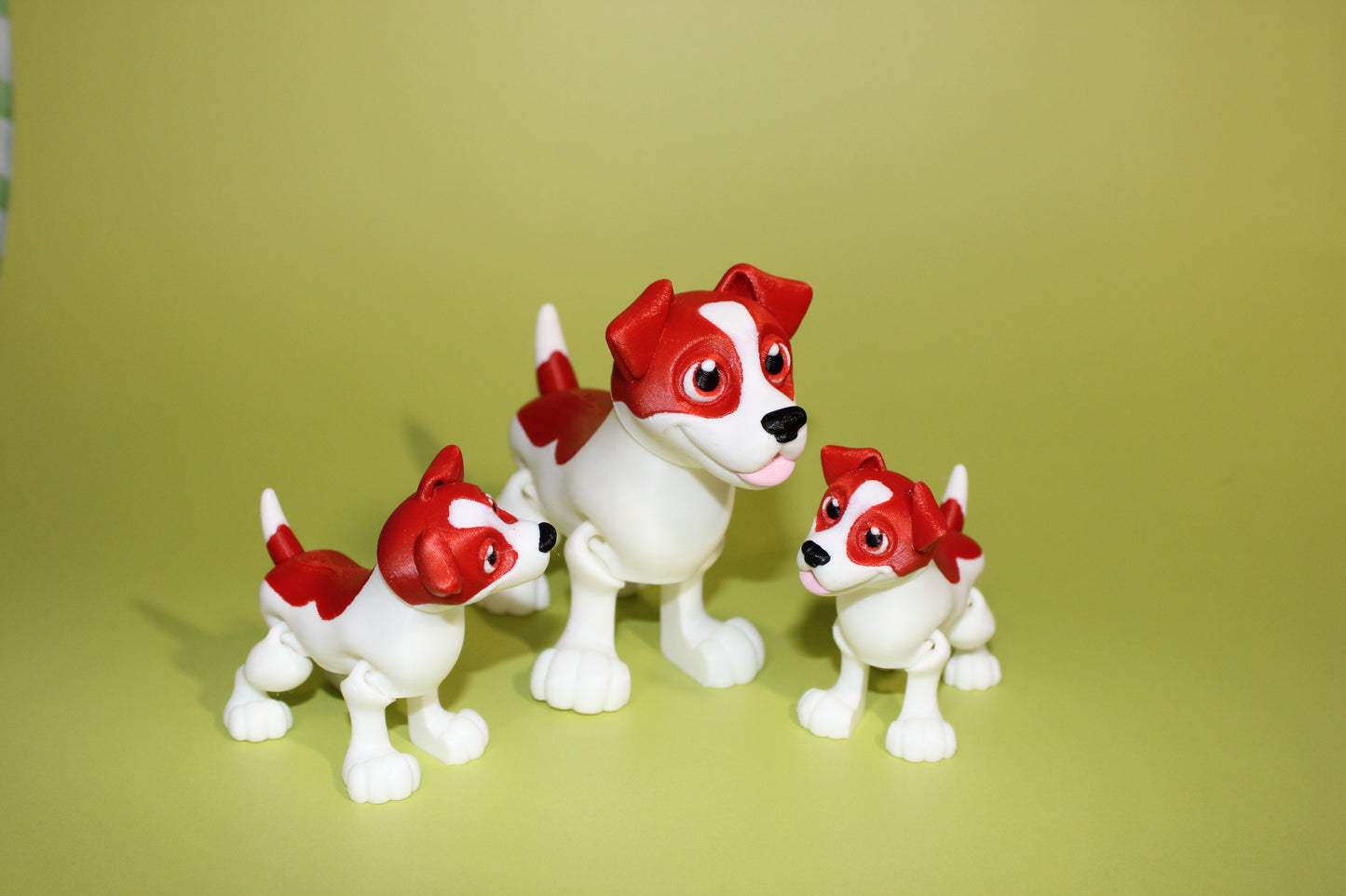 Jack Russell Terrier Dog 3D Printed Articulated Figurine - Wonderland 3D Printing