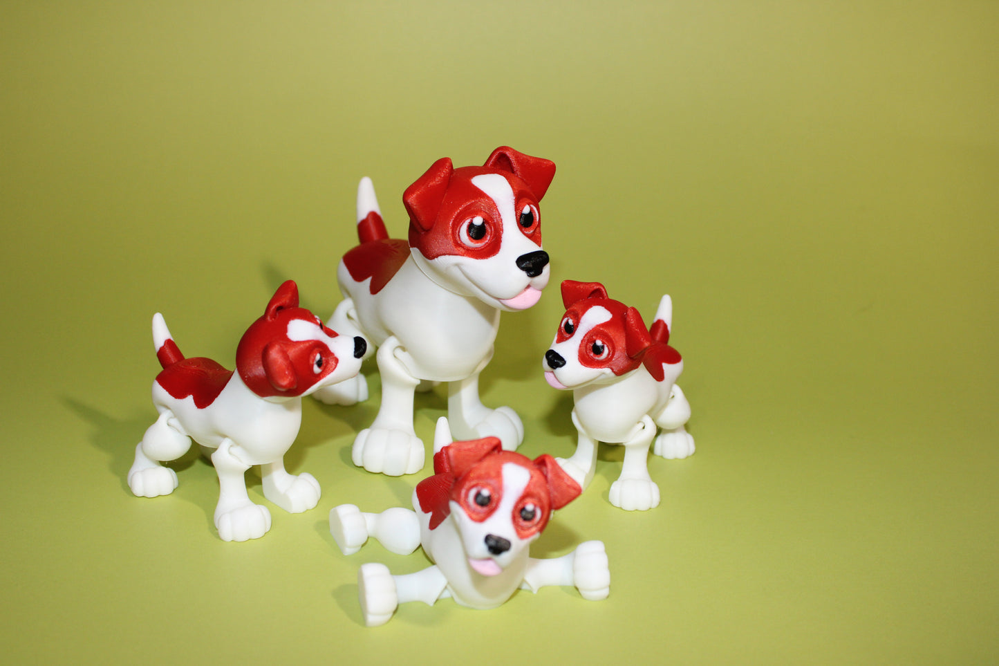 Jack Russell Terrier Dog 3D Printed Articulated Figurine - Wonderland 3D Printing