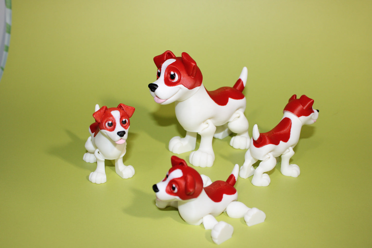 Jack Russell Terrier Dog 3D Printed Articulated Figurine - Wonderland 3D Printing