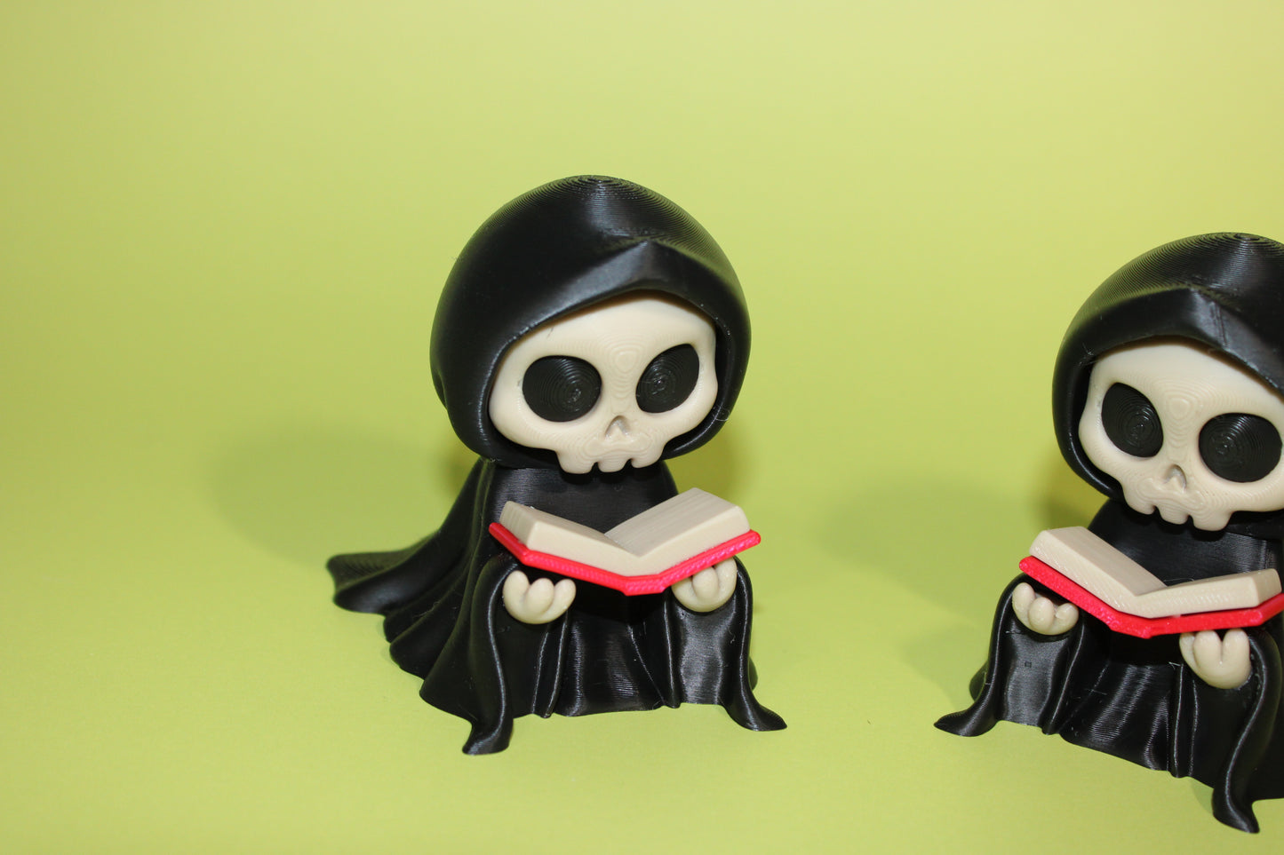 Reading Reaper 3.25 inches Tall: 3D Printed Fidget Toy - Wonderland 3D Printing
