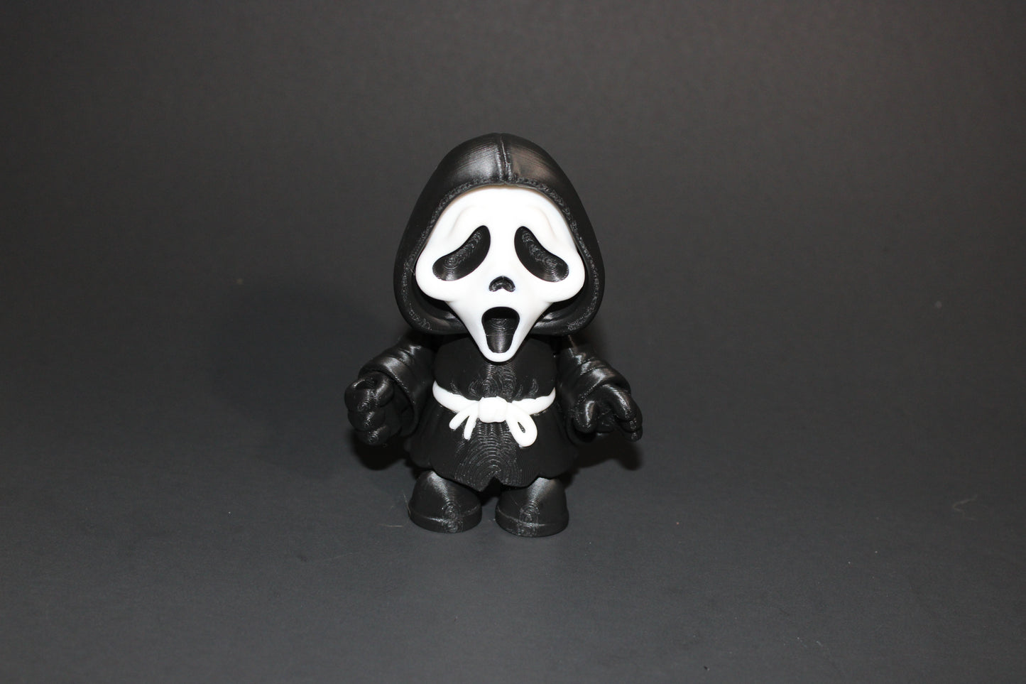 Ghost Face 4 inches tall-3d printed Articulated Halloween Figurines