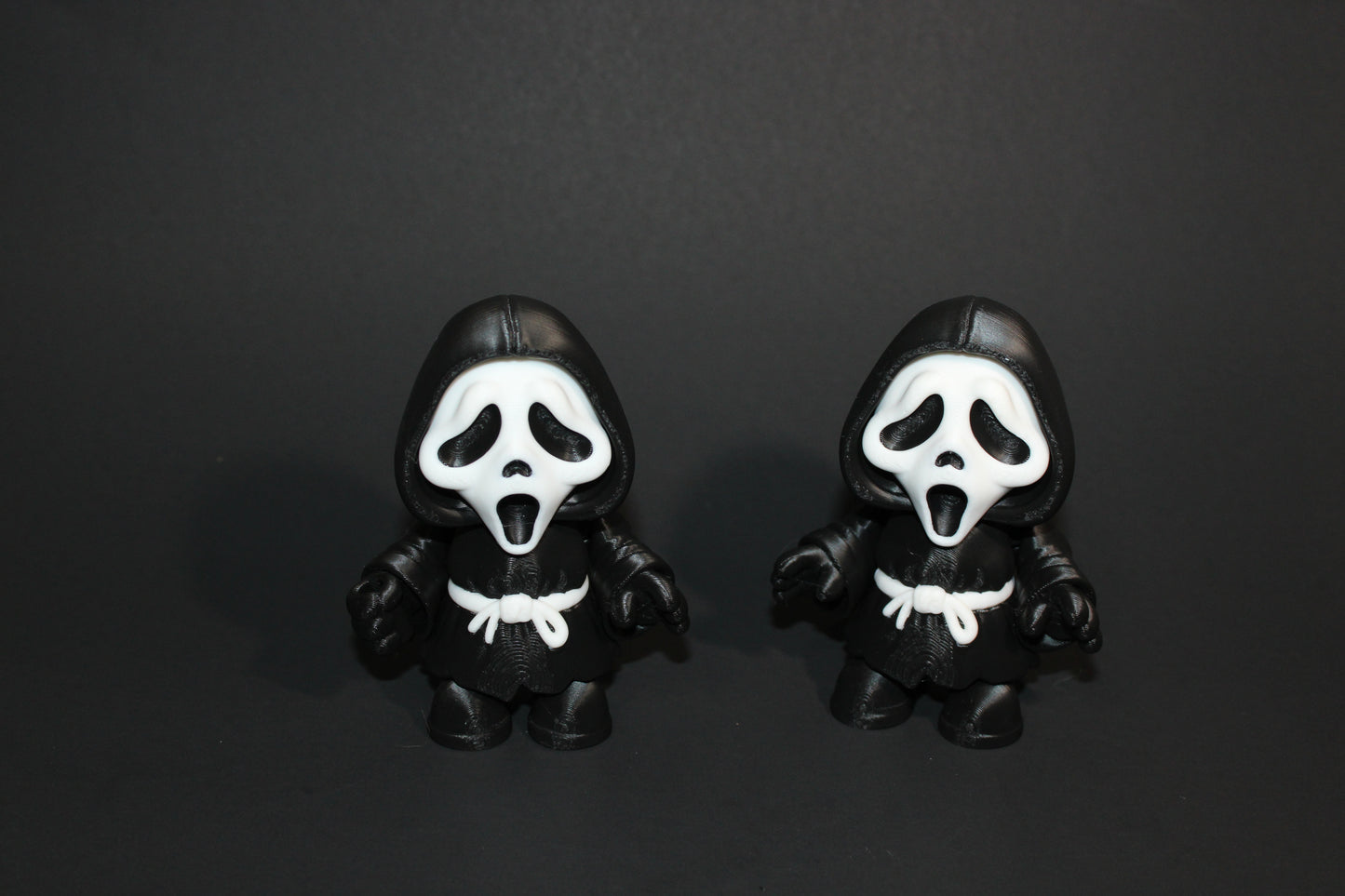 Ghost Face 4 inches tall-3d printed Articulated Halloween Figurines