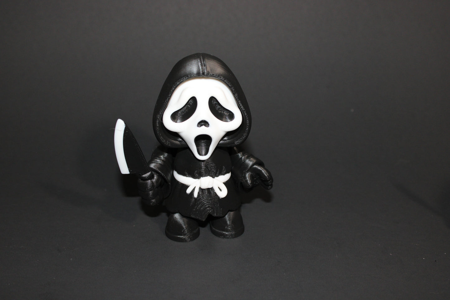 Ghost Face 4 inches tall-3d printed Articulated Halloween Figurines