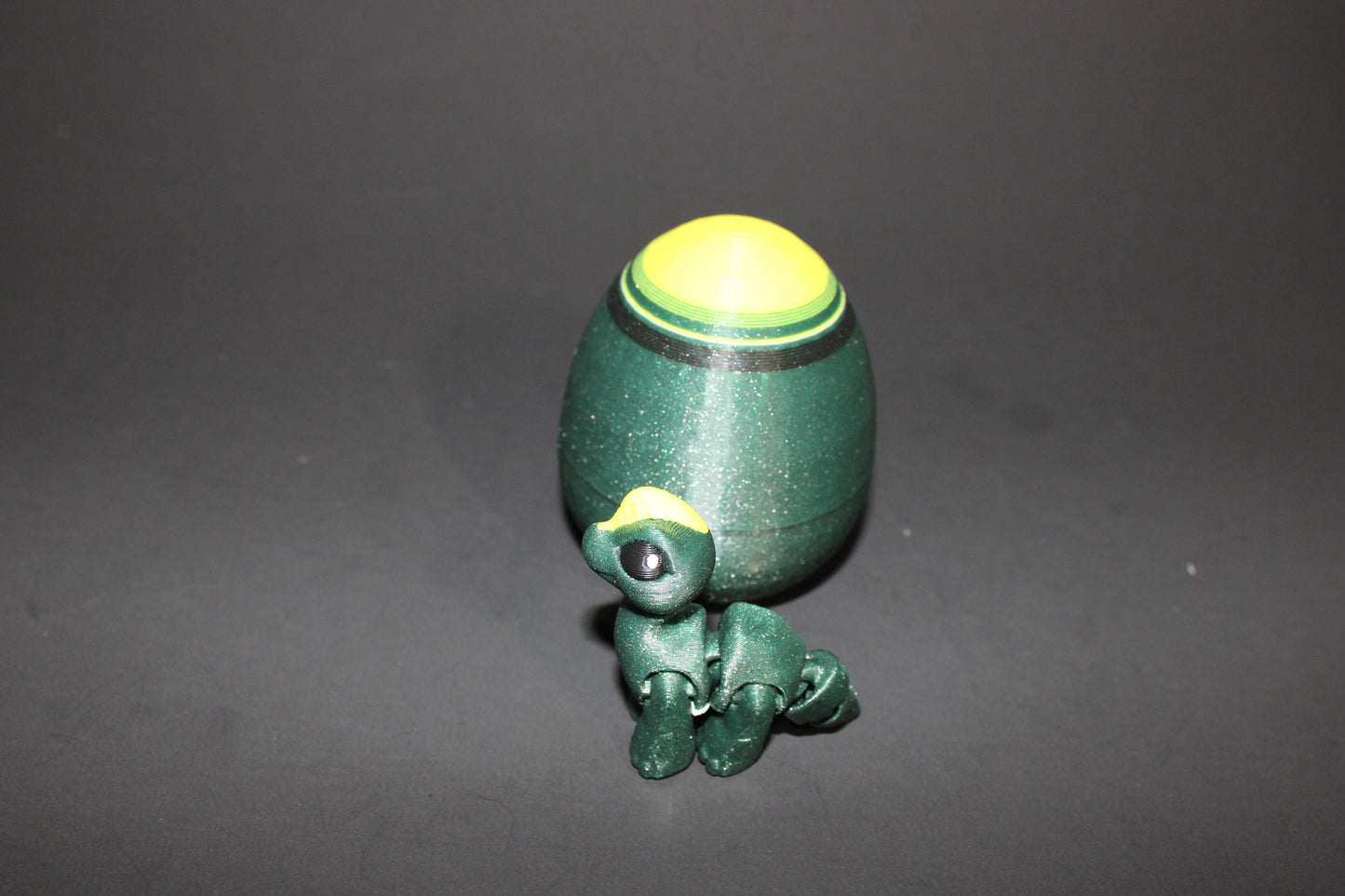 2 in Dino Hatchlings 3D Printed Articulated Figurine with Egg Options - Wonderland 3D Printing