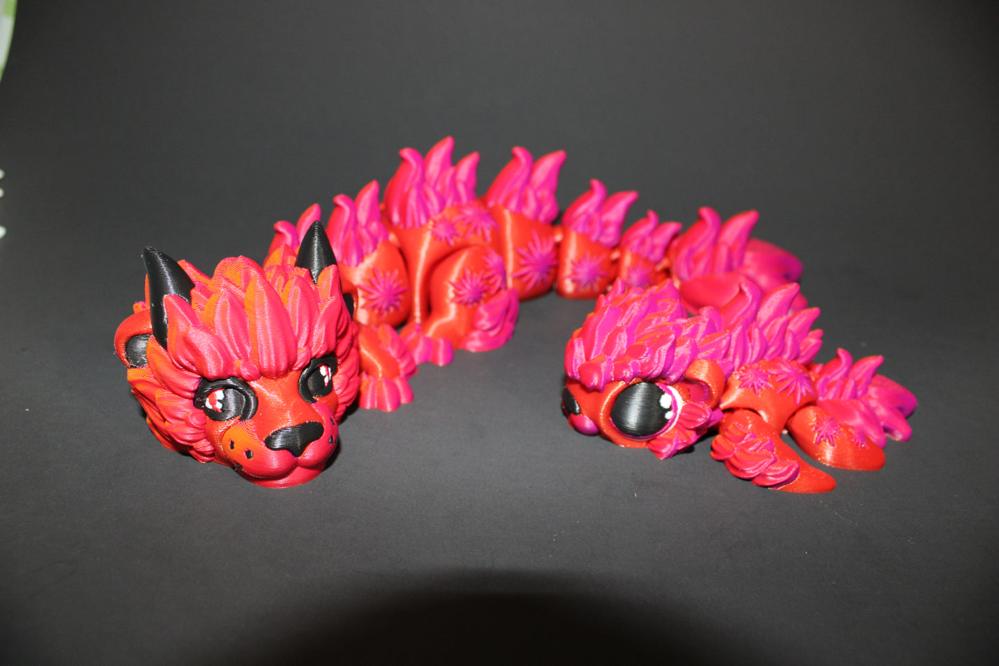 Zodiac Leo Dragon 10 inches or Leo Turtle 4 inches: Full Color 3D Printed Articulated Fidget Toy