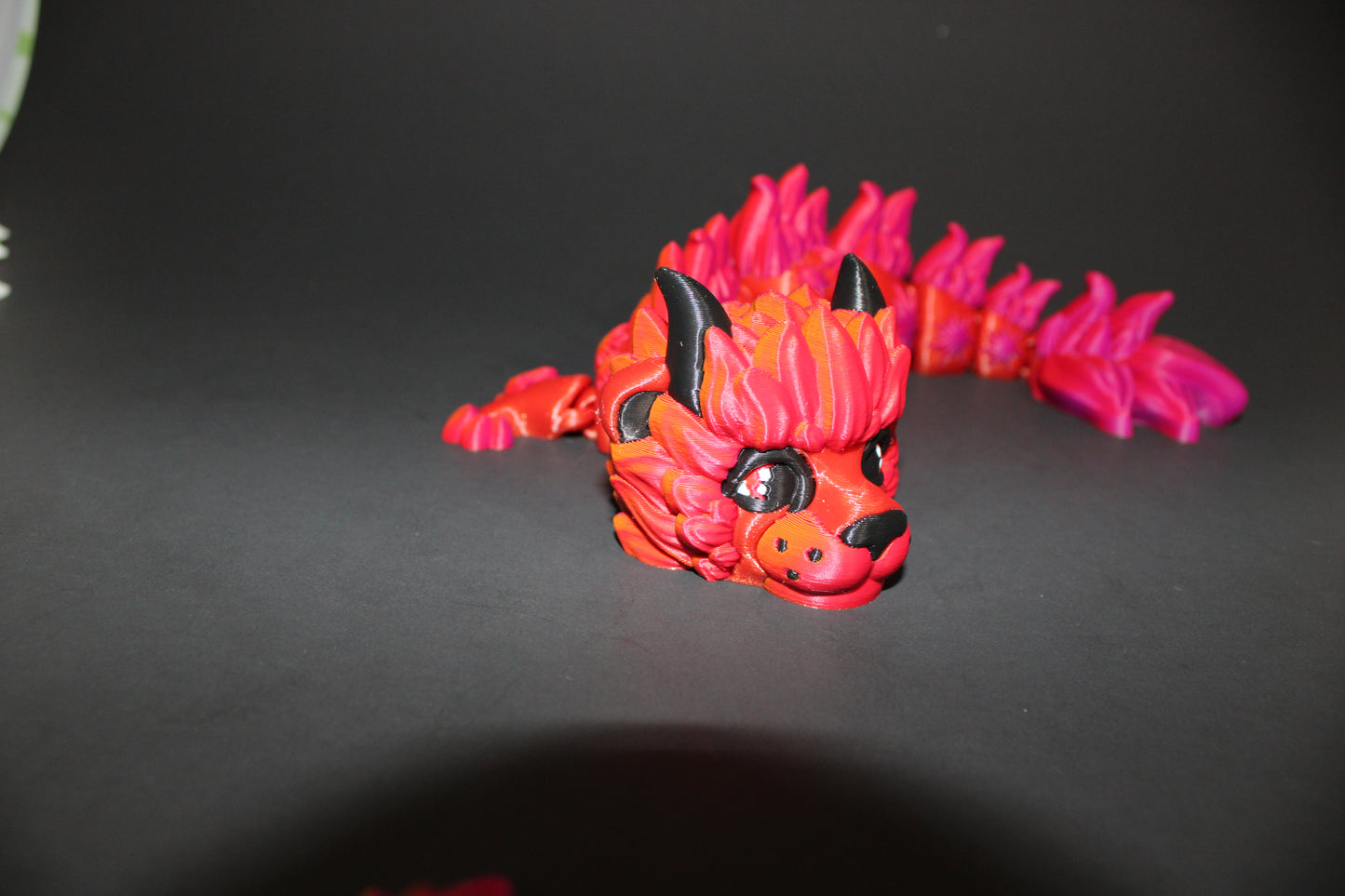 Zodiac Leo Dragon 10 inches or Leo Turtle 4 inches: Full Color 3D Printed Articulated Fidget Toy