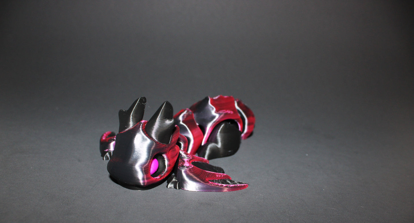 Bone Dragon:7.5 inches Long-Full Color 3D Printed Articulated Fidget Toy