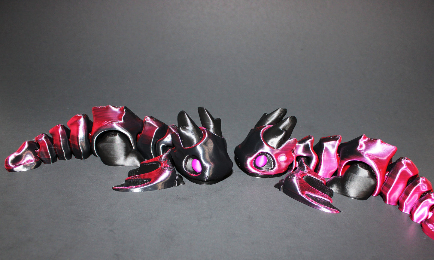 Bone Dragon:7.5 inches Long-Full Color 3D Printed Articulated Fidget Toy