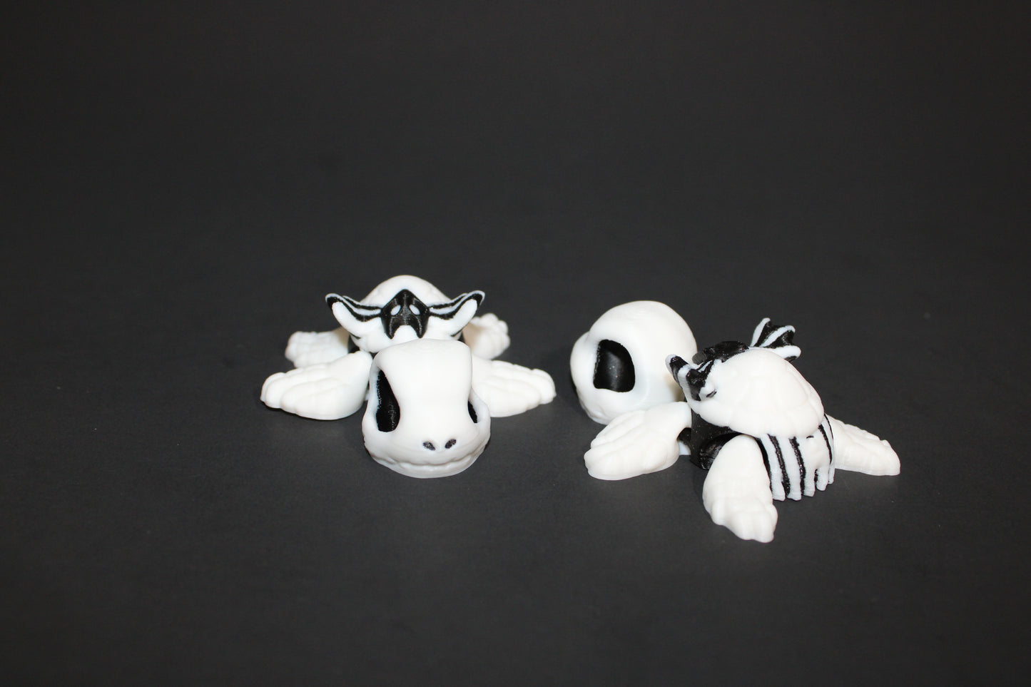Halloween Turtles - 3D Printed Articulated Flexi Fidget Figurine: 3D Printed Fidget Toy - Wonderland 3D Printing